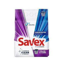 Стиральный порошок SAVEX Premium Color Care, 1.8 кг, 22 стирки
