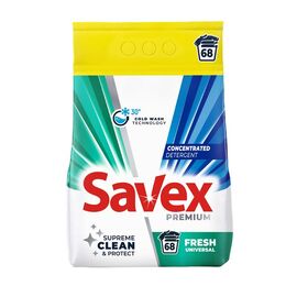 Стиральный порошок SAVEX 2 in 1 Fresh, 5.5 кг, 68 стирок