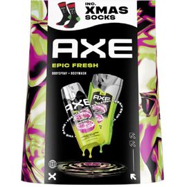 Набор AXE EPIC FRESH (Дезодорант 150 мл, Гель для душа 250 мл, Носки)