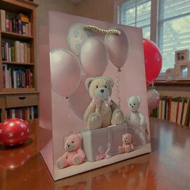 Пакет подарочный Barny 23x18x10 см, 2955-S, Кремовый