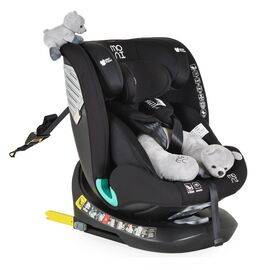 Scaun auto Moni 0-36 kg, Isofix360, Serengeti, (i-size40-150 cm), Black