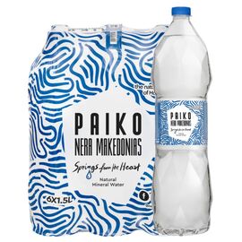 Set Apa minerala PAIKO plata, 1.5 L, 6 buc