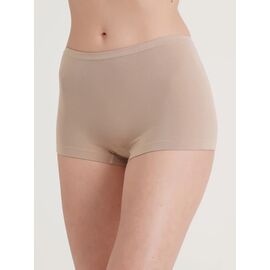 Трусы-шорты женские Giulia Boxer Briefs, бесшовные, натуральный, S/M