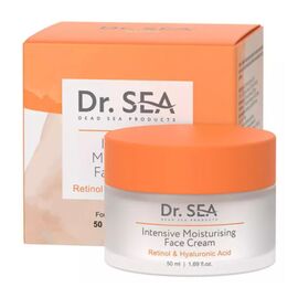 Интенсивный увлажняющий крем для лица DR.SEA, с ретинолом и гиалуроновой кислотой, 50 мл