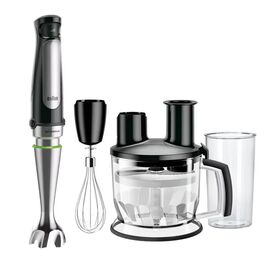 Блендер BRAUN MQ 7075 X BK, Чёрный/Серебристый