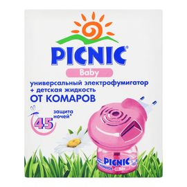 Fumigator+lichid PICNIC Baby, 30 ml