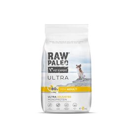 Hrana uscată VET EXPERT Raw Paleo ULTRA, pentru adulți, Curcan, 2 kg