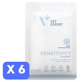 Набор Влажный корм для кошек VET EXPERT Diet Sensitivity, 100 г х 6 шт