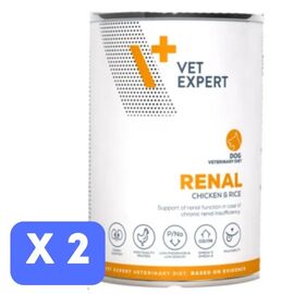 Набор Влажный корм VET EXPERT Diet Renal для взрослых собак, 400 г х 2 шт
