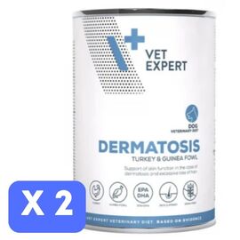 Набор Влажный корм VET EXPERT Diet Dermatosis для взрослых собак, 400 г х 2 шт