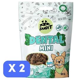 Набор Лакомство для собак MR. BANDIT DOG Dental Mini с кроликом, 80 г х 2 шт