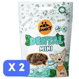 Набор Лакомство для собак MR. BANDIT DOG Dental Mini с индейкой, 80 г х 2 шт