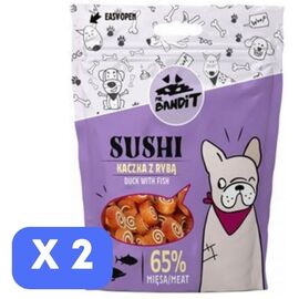 Набор Лакомство для собак MR. BANDIT DOG Sushi с уткой и рыбой, 80 г х 2 шт