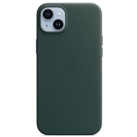 Чехол APPLE для iPhone 15 Plus / 14 Plus Original Leather с MagSafe, зелёный