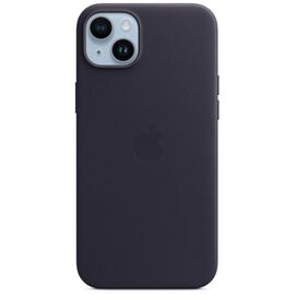 Чехол APPLE для iPhone 15 Plus / 14 Plus Original Leather с MagSafe, тёмно-синий