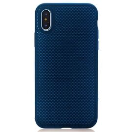Чехол HELMET для iPhone 11 Pro Liquid Silicone Grid, синий