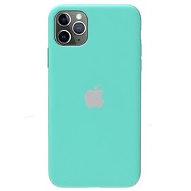 Чехол HELMET для iPhone 11 Pro Liquid Silicone, голубой
