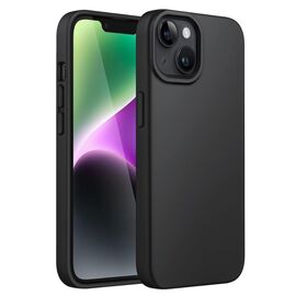 Чехол HELMET для iPhone 15 Plus / 14 Plus Liquid Silicone, чёрный