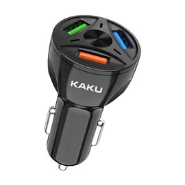 Автозарядка KAKU Ksiga QC3 KSC-486 Nuoda, 20 Вт, Чёрная (Повреждённая коробка)