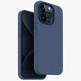 Чехол UNIQ для iPhone 15 Pro Hybrid Magclick Charging Lino Hue, синий