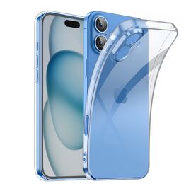 Husa pentru smartphone WOO iPhone 16 Plus, Soft TPU, Clear