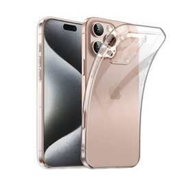 Husa pentru smartphone WOO iPhone 16 Pro Max, Soft TPU, Clear