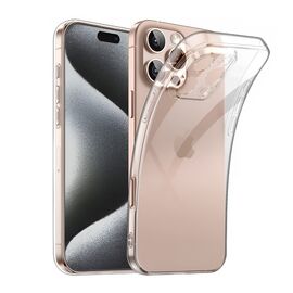 Husa pentru smartphone WOO iPhone 16 Pro, Soft TPU, Clear