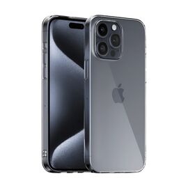 Husa pentru smartphone WOO iPhone 15 Pro Max, TPU Soft, Clear