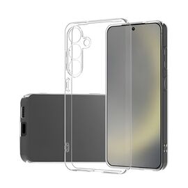 Husa pentru smartphone WOO Samsung Galaxy S25 Plus, Soft TPU, Clear