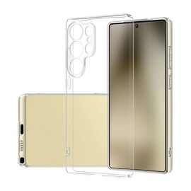 Husa pentru smartphone WOO Samsung Galaxy S25 Ultra, Soft TPU, Clear