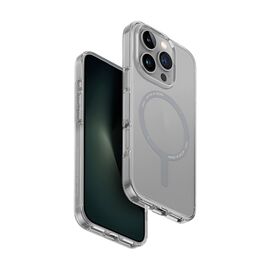 Husa pentru smartphone Uniq for iPhone 16 Pro, Hybrid Clario (ECO) with Magclick Charging, Clear