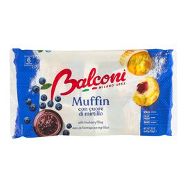 Маффины BALCONI, С черникой 6х43 г