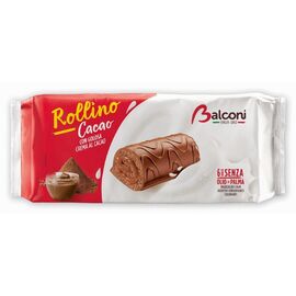 Бисквитные рулеты BALCONI, С какао кремом, 6х37 г