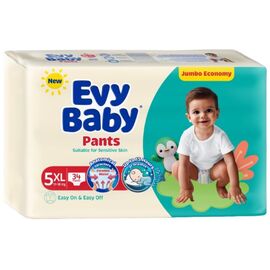 Chilotei pentru copii EVY BABY JNR № 5, 11-18 kg, 34 buc