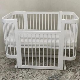 Patut KUZEA Elza, Cu mecanism de leganare cu pendul, Alb