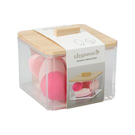 Set bureti pentru machiaj Eleganza, 9.5х9.5х8.5 cm, in organizator, 6 buc