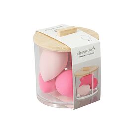 Set bureti pentru machiaj Eleganza, 9.7х9.7х11 cm, in organizator, 5 buc
