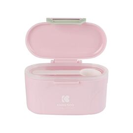 Dozator lapte praf cu lingurita Kikkaboo 130g, Pink