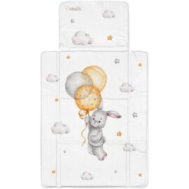 Salteluta pentru infasat ALBEROMIO Mio Bunny, 77x44 cm