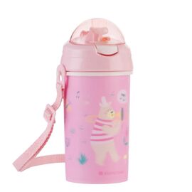 Cana cu pai si curea Kikkaboo Music Fest, Pink, 450 ml