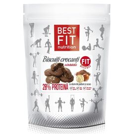 Печенье хрустящее BEST FIT с фундуком и какао, с высоким содержанием белка, 200 г