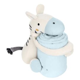 Jucarie de plus cu paturica Kikkaboo Stripy Friends