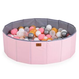 Сухой бассейн с шарами Moni Pink, 90 шаров, 7 см