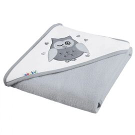 Prosop pentru copii AKUKU A1248 Owl Grey, 100x100 cm