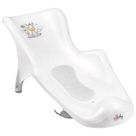 Suport baie MALTEX Zebra White cu covoras antiderapant