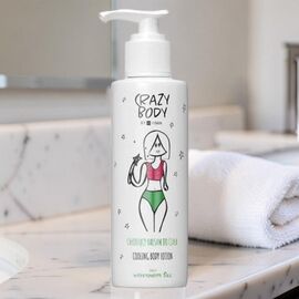 Лосьон для тела HISKIN COOLING CRAZY BODY арбуз, антицеллюлитный, 300 мл