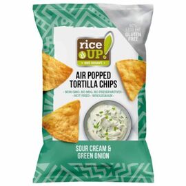 Чипсы RICEUP Tortilla со вкусом сметаны и лука, 60 г