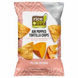 Chipsuri RICEUP Tortilla Yellowcu gust de cheddar, 60 g