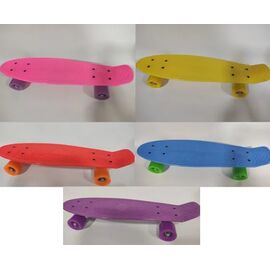 Pennyboard 39581, din plastic, roti PU, cu lumini