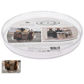 Organizator rotativ pentru frigider EH, plastic, D24 cm, H3.5 cm